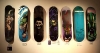 Custom-painted Skate Decks