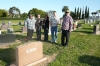 Gathering around Shel\'s burial place